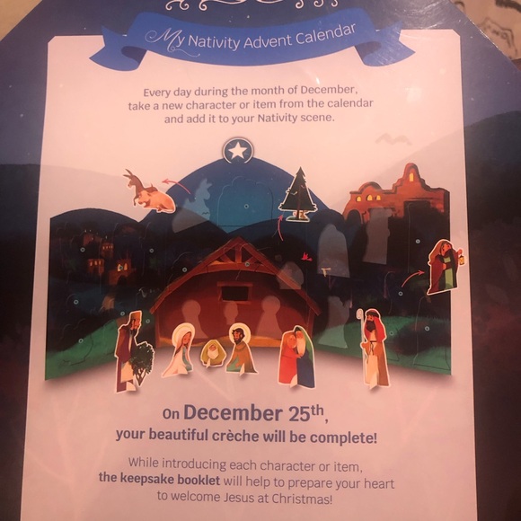 My Nativity Advent Calendar 3D Leaflet Booklet - Picture 5 of 6